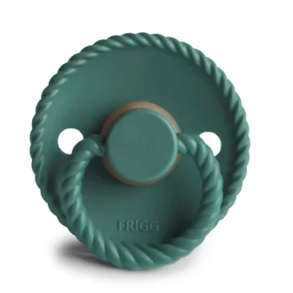 FRIGG | Rope Pacifier - Vintage Green, Size 1