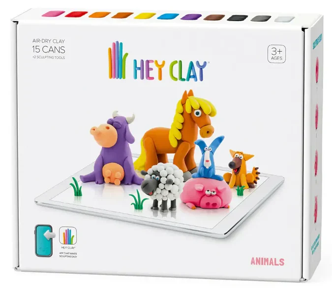 HEY CLAY | Animals Set, 6 Characters