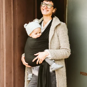 Boba | Serenity Baby Wrap, Black