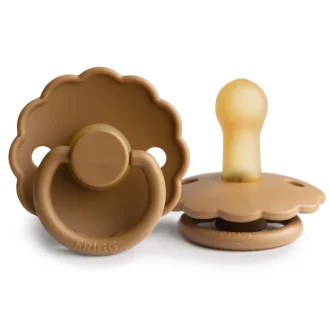 FRIGG | Daisy Pacifier - Cappuccino, Size 2
