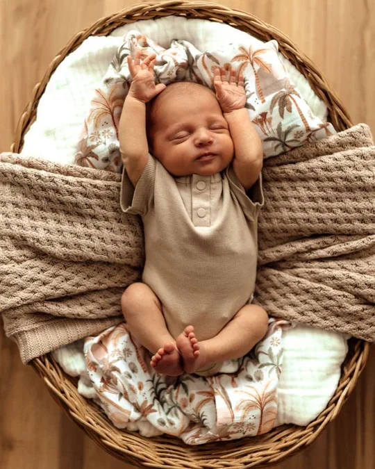 Snuggle Hunny Kids | Short Sleeve Bodysuit, Pebble