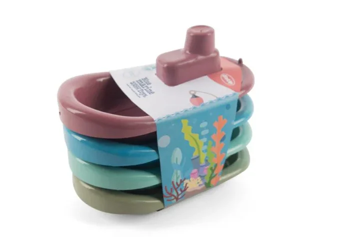 Dantoy | Blue Marine Toy Boats (Set of 4)