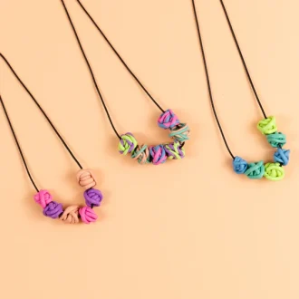 Tiger Tribe | Jewellery Design Kit, Twisty Bead Necklaces