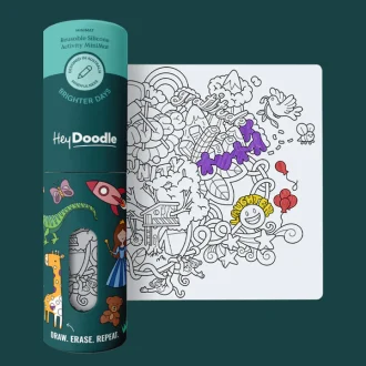 HeyDoodle | Reusable Colouring Mat, Brighter Days (Mini)