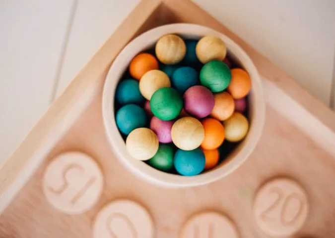 Qtoys | Wooden Balls Set of 50