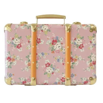 Alimrose | Vintage Style Suitcase, Vintage Rose