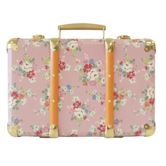 Alimrose | Vintage Style Suitcase, Vintage Rose