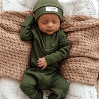 Snuggle Hunny Kids | Growsuit, Olive