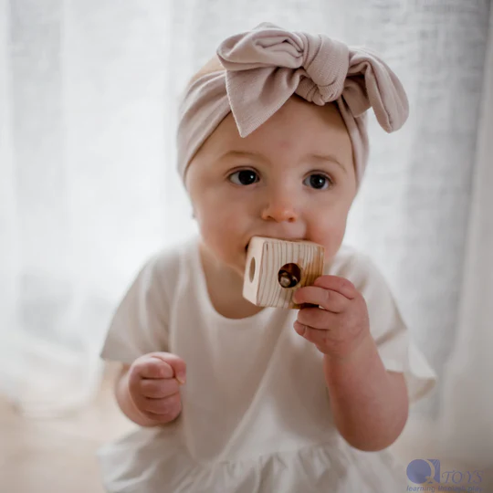 Qtoys | Baby Cube Rattle - Image 3