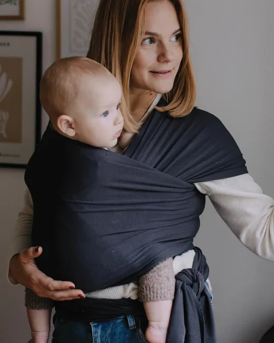 Boba | Serenity Baby Wrap, Charcoal