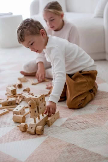 Qtoys | Natural Wood Construction Set - Image 2