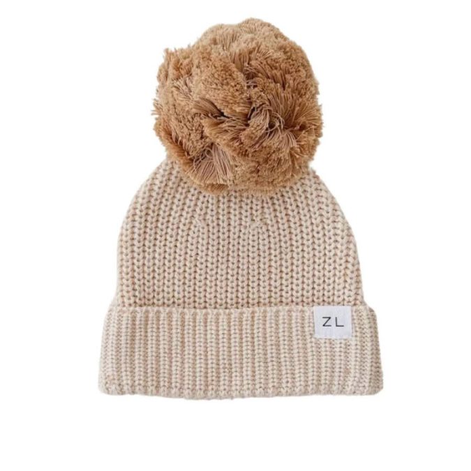 Ziggy Lou biscotti fleck beanie