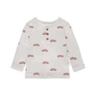 Aster & Oak | Henley Long Sleeve Top, Classic Car