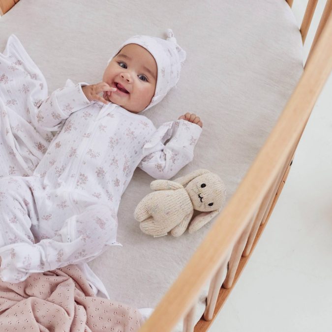 Aster & Oak | Baby Onesie, Posie Floral - Image 2