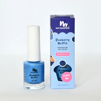 No Nasties | Kids Scented Nail Polish, Blueberry Muffin
