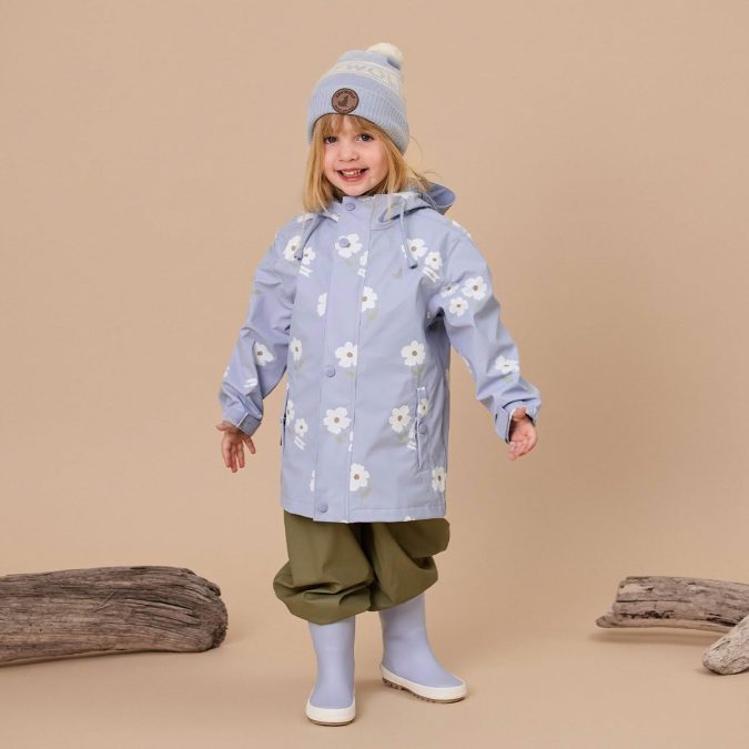 Crywolf | Play Jacket, Floral Periwinkle - Image 2