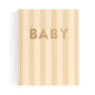 Fox & Fallow | Baby Book, Coffee Stripe