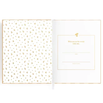 Fox & Fallow | Baby Book, Coffee Stripe