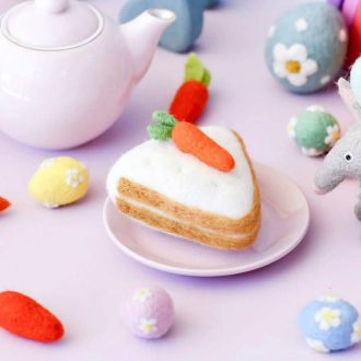 Felt carrot cake