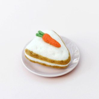 Felt carrot cake