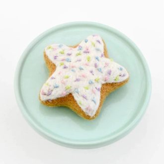 Felt star cookie