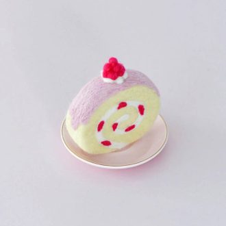 Strawberry swiss roll