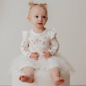 Confetti Kidz | Bodysuit Tutu Dress, Forever Friends (Size 1)