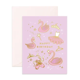 Fox & Fallow | Birthday Card, Ballet and Swans