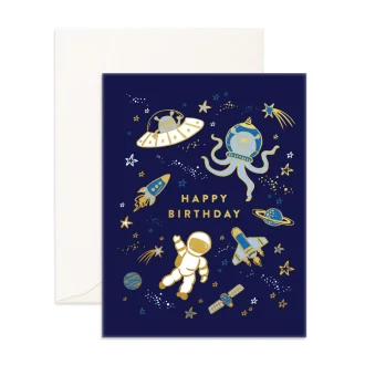 Fox & Fallow | Birthday Card, Space