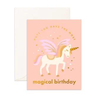 Fox & Fallow | Birthday Card, Unicorn