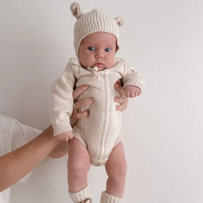 Ziggy Lou | Bear Bonnet, Biscotti Fleck - Image 3