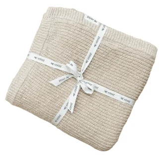 Ziggy Lou | Knitted Blanket, Biscotti Fleck