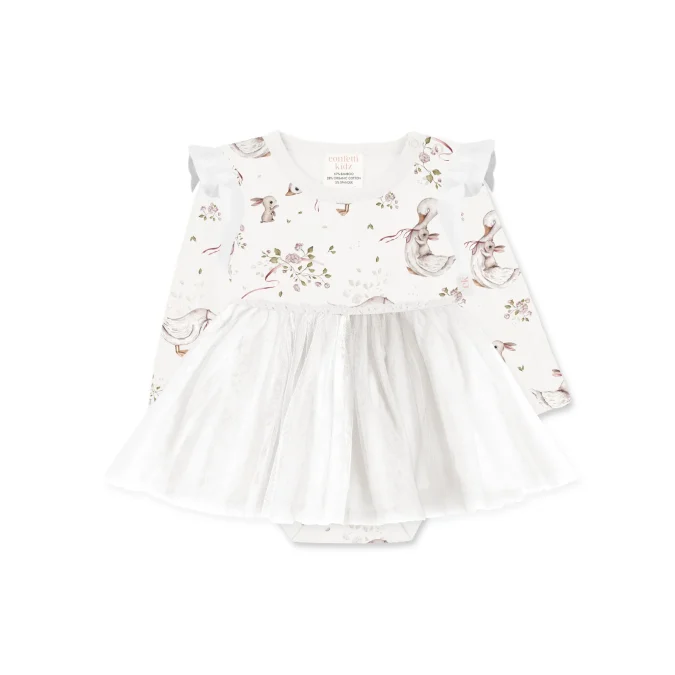 Confetti Kidz | Bodysuit Tutu Dress, Forever Friends (Size 1) - Image 7