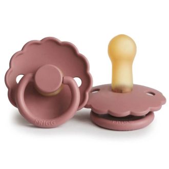 FRIGG | Daisy Pacifier - Powder Blush, Size 2