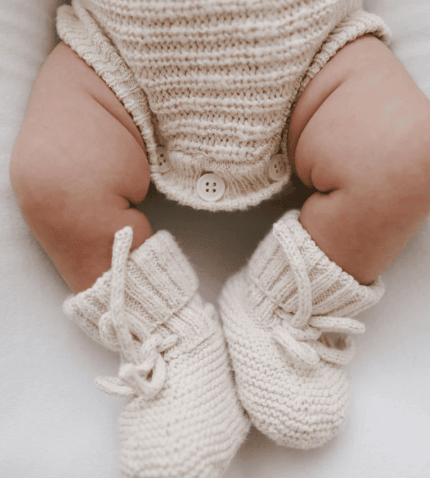 Ziggy Lou | Baby Booties, Honey - Image 2