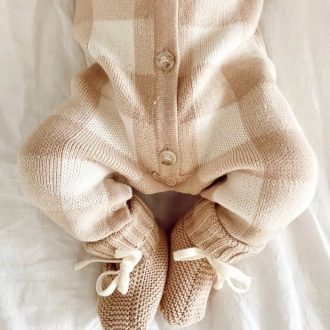 Ziggy Lou Gingham booties