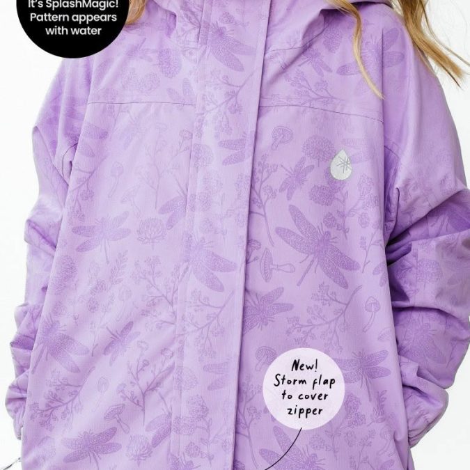 Therm | SplashMagic Rainshell, Periwinkle (Dragonfly) - Image 4