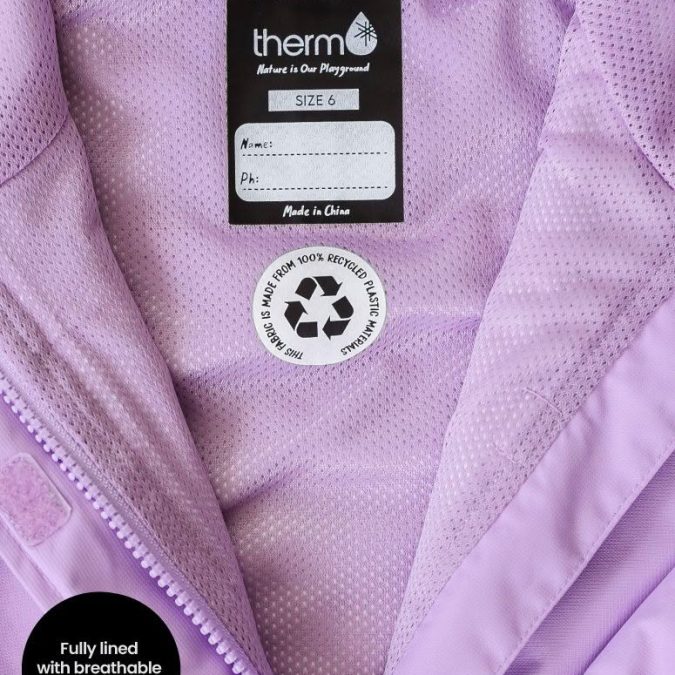 Therm | SplashMagic Rainshell, Periwinkle (Dragonfly) - Image 5