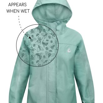 Therm | SplashMagic Rainshell, Seafoam (Insect Explorer)