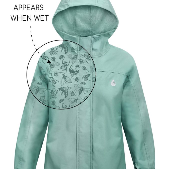 Therm | SplashMagic Rainshell, Seafoam (Insect Explorer)
