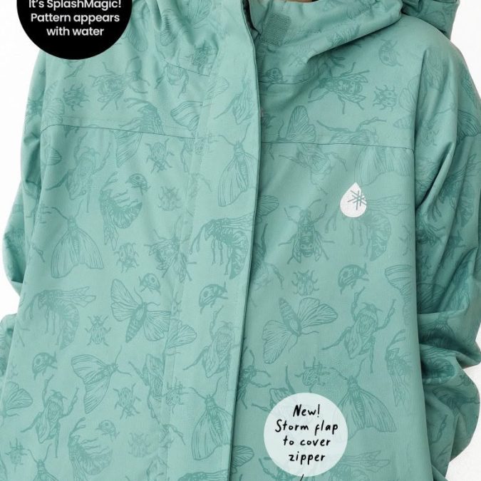 Therm | SplashMagic Rainshell, Seafoam (Insect Explorer) - Image 4
