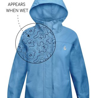 Therm | SplashMagic Rainshell, Tide Blue (Smiley)