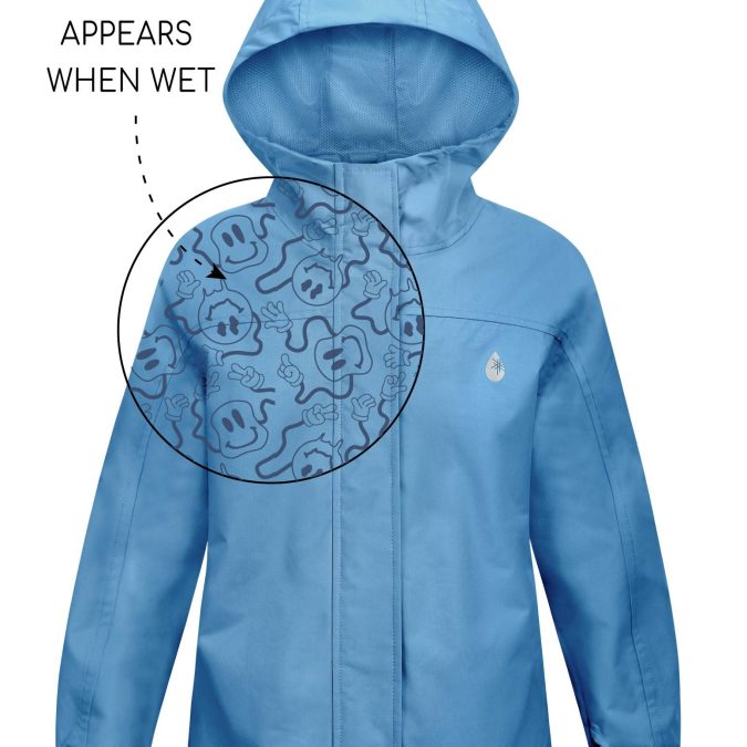 Therm | SplashMagic Rainshell, Tide Blue (Smiley)