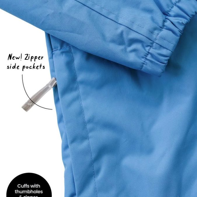 Therm | SplashMagic Rainshell, Tide Blue (Smiley) - Image 6