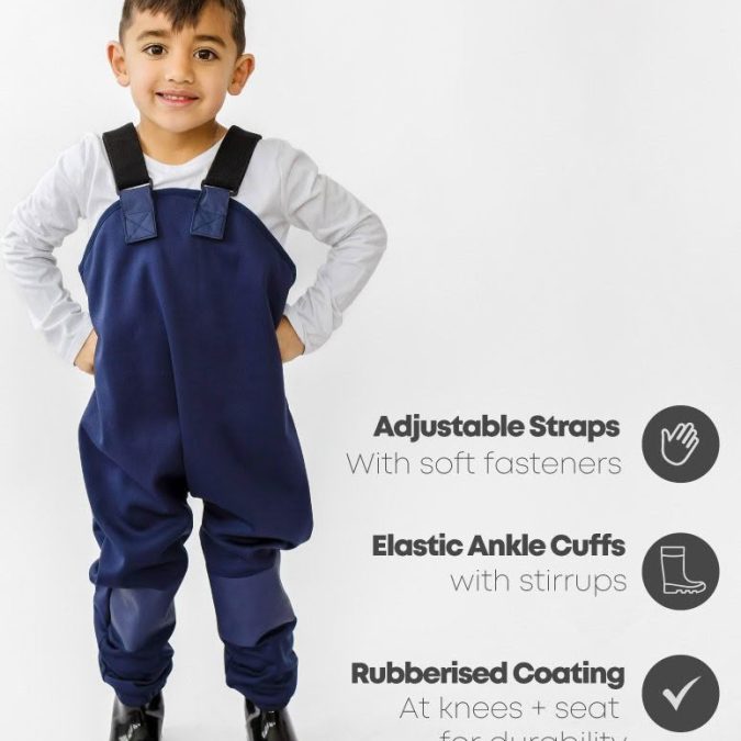 Therm | All-Weather Overalls, Navy - Image 4