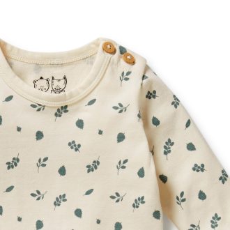 Wilson & Frenchy | Long Sleeve Bodysuit, Twilight Leaf