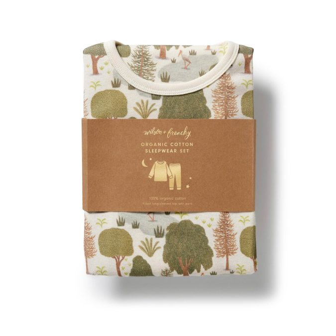 Wilson & Frenchy | Long Sleeve Pyjamas, Little Trees - Image 7