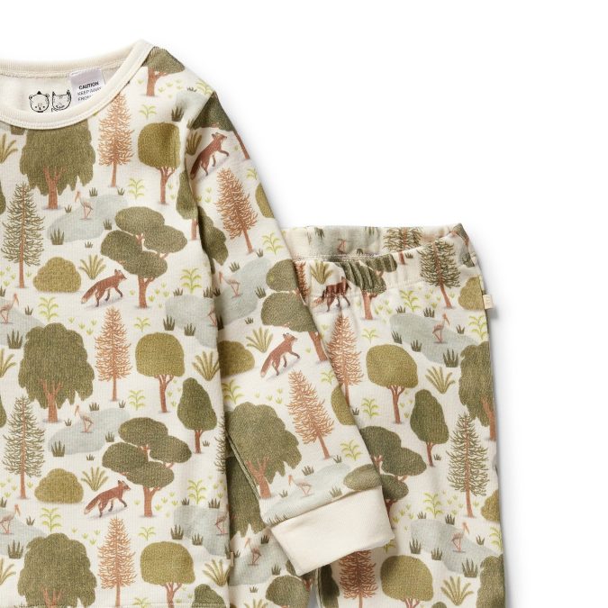 Wilson & Frenchy | Long Sleeve Pyjamas, Little Trees - Image 6