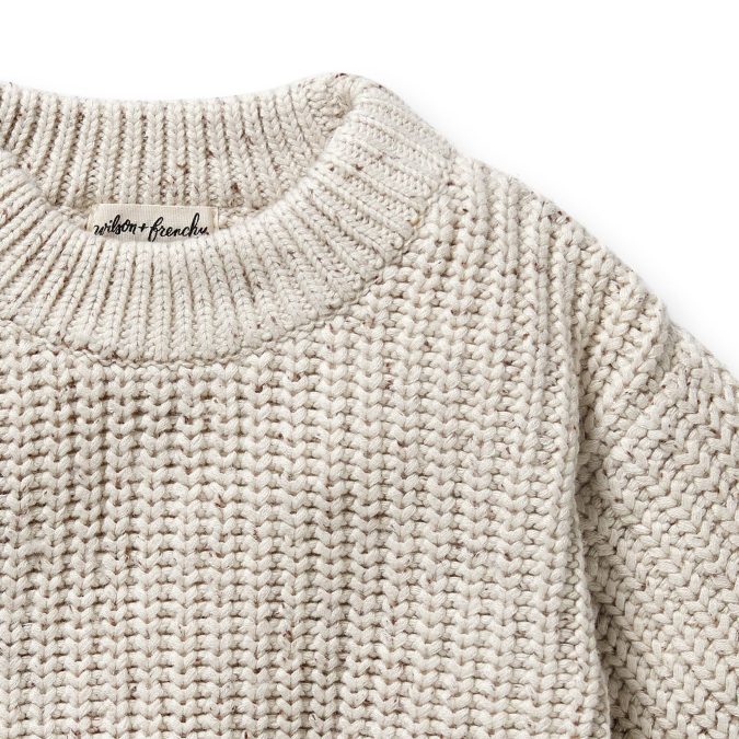 Wilson & Frenchy | Knitted Jumper, Cookie and Cream - Image 3