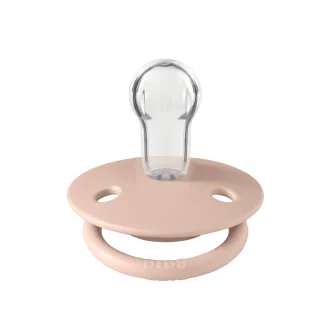 BIBS | De Lux Pacifier (Duo Pack) - Ivory/Blush, One Size